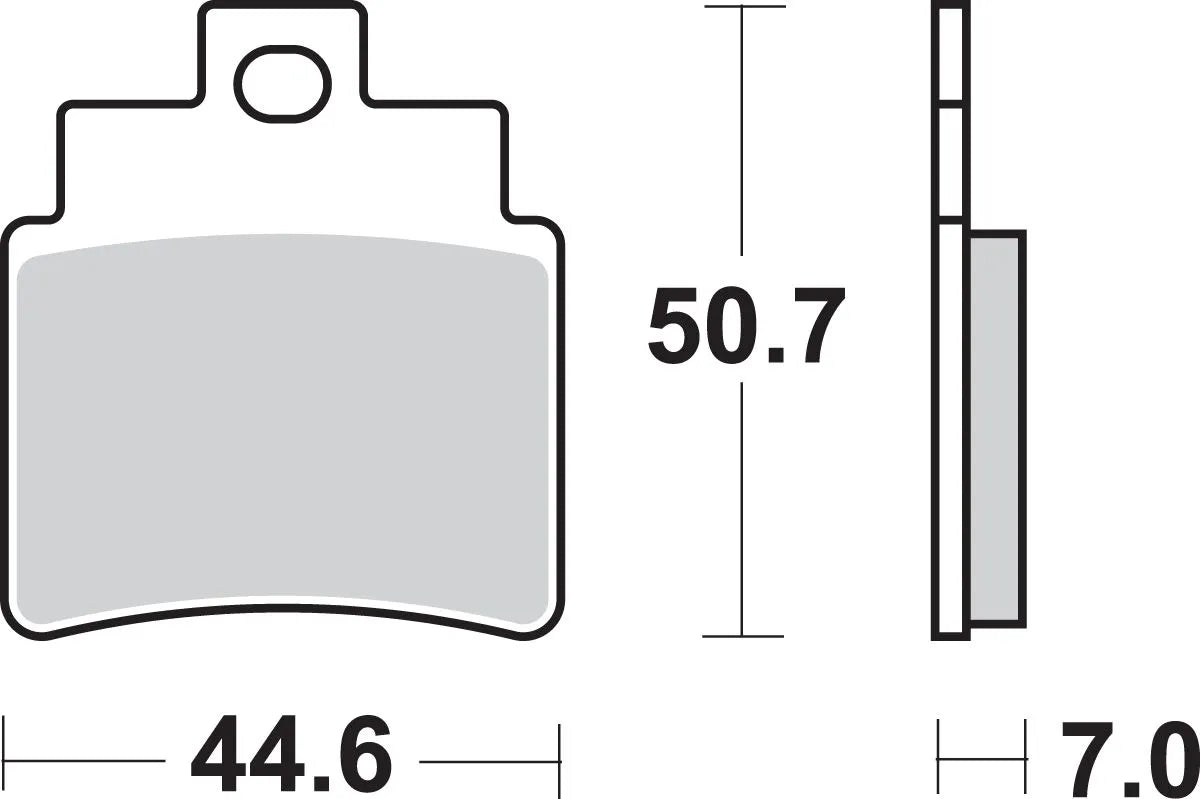 Sbs Si Offroad Sintered Brake Pads - Rear
