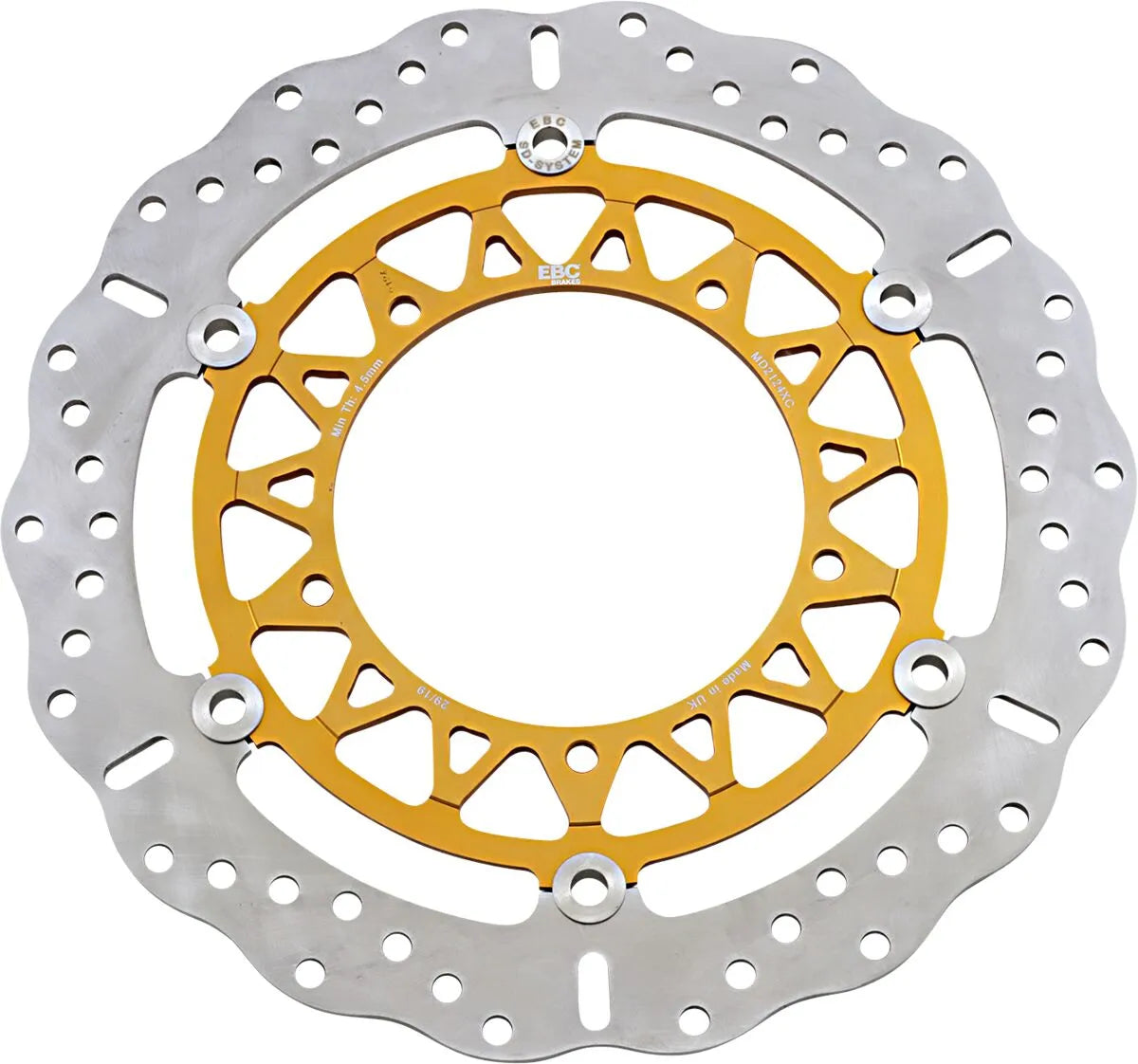 Ebc Pro-lite Xc Contour Brake Rotor - Front