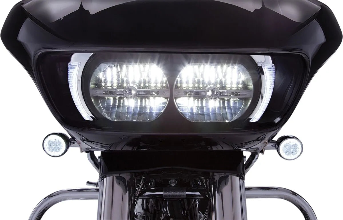 Ciro Fang® Headlight Bezels - Led Accent Lights