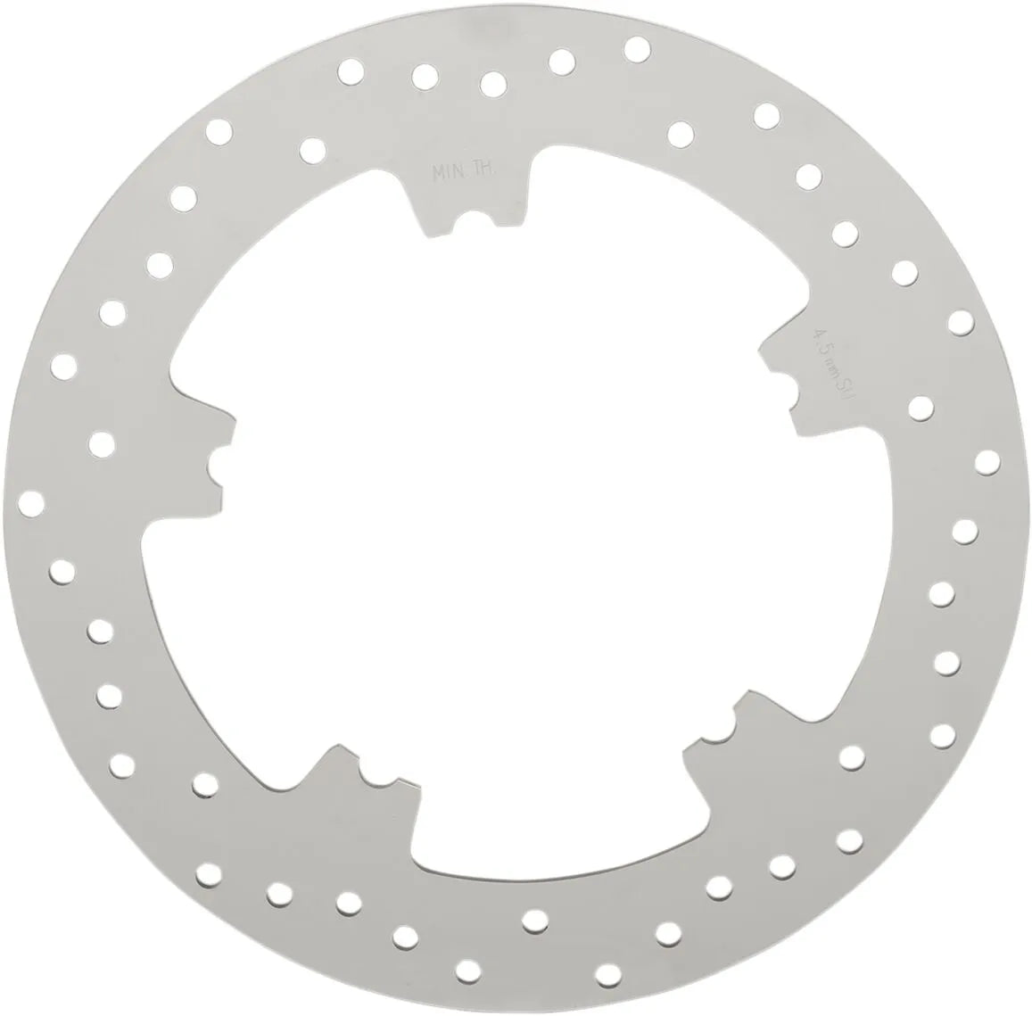 Drag Specialties Polished Brake Rotor - 300mm - Front