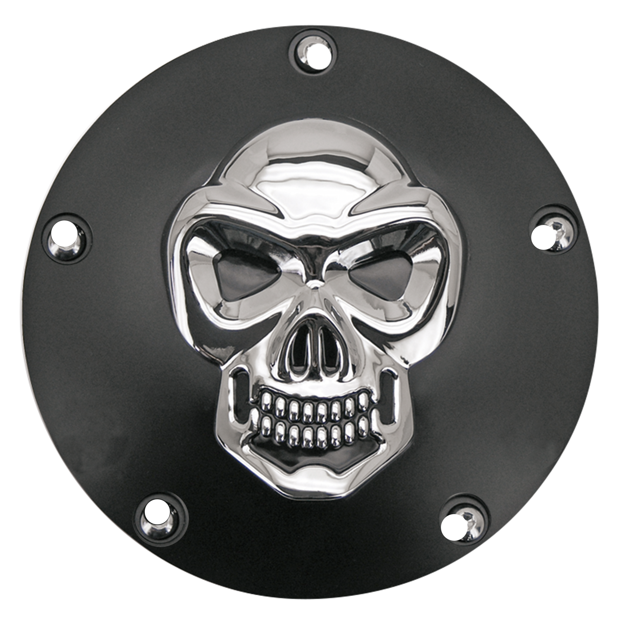 Zodiac Skulled Aluminum Derby Covers – Primary & Clutch