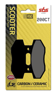 Sbs Ct Scooter Carbon Tech Organic Brake Pads - Front & Rear