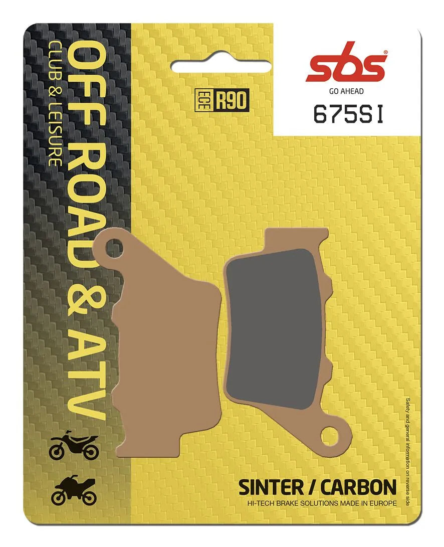 Sbs Si Offroad Sintered Brake Pads - Rear