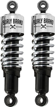 Burly Brand Slammer Shocks 10.5" For Harley Davidson