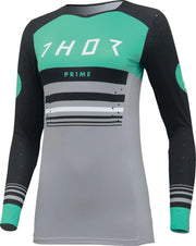Thor Women's Prime Blaze Jersey - Black/Mint