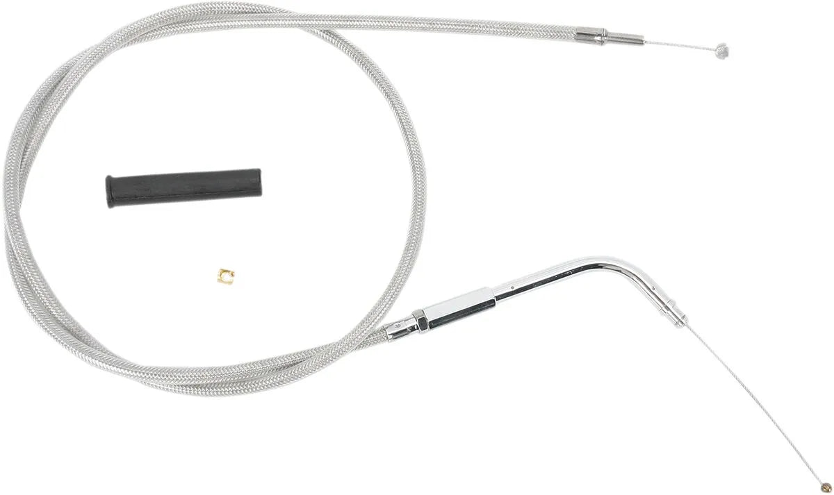 Drag Specialties Stainless Steel Braided Idle Cable