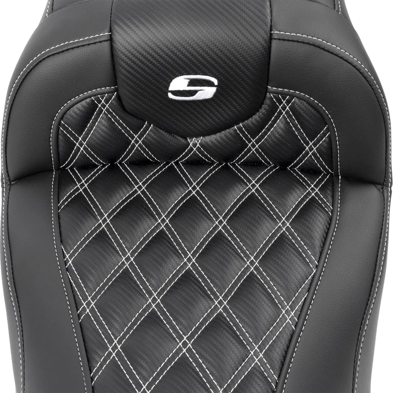 Saddlemen Roadsofa Lattice Stitch Seat - For Harley Davidson