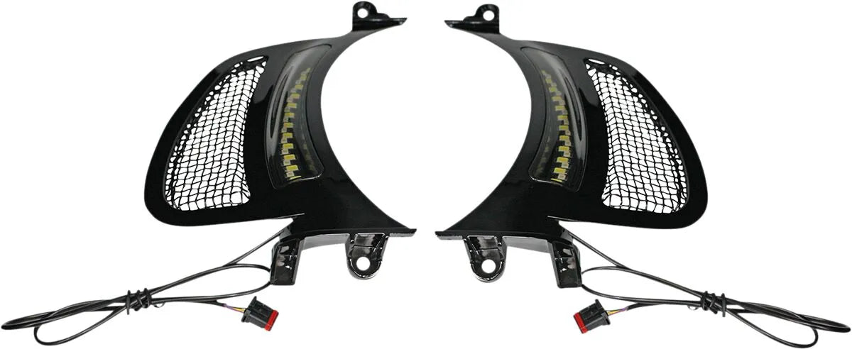 Custom Dynamics Genesis 4 Led Road Glide Vent Inserts