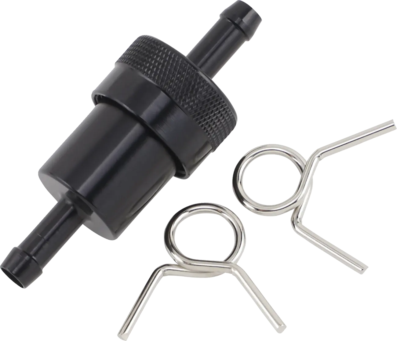 Emgo Anodized Aluminum Fuel Filter For 5/16" Fuel Line