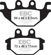 Ebc Sfac Carbon Series Scooter Brake Pads