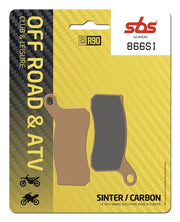 Sbs Si Offroad Sintered Brake Pads - Front