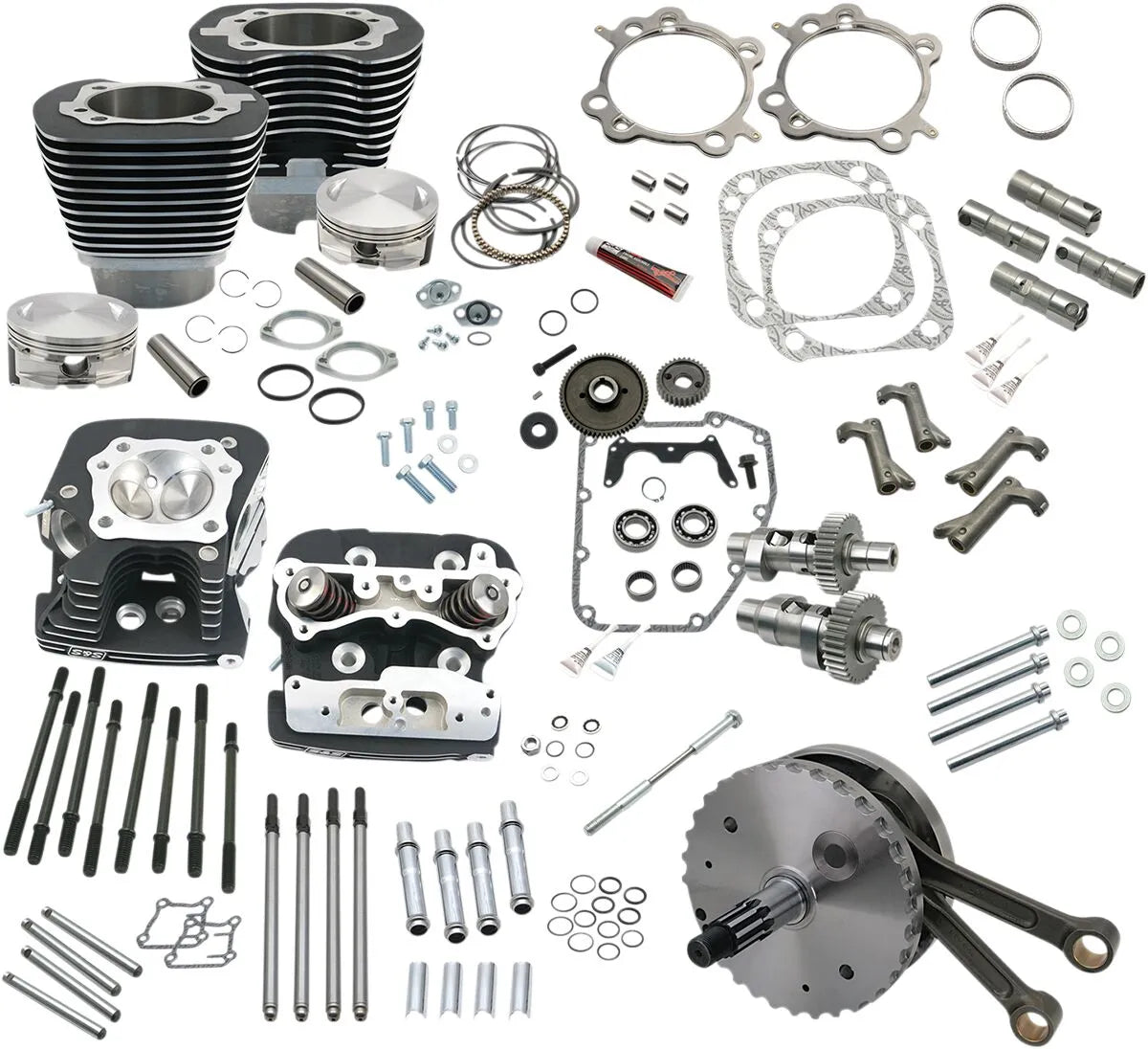 S&s Cycle 124" Hot Set Up Engine Kit