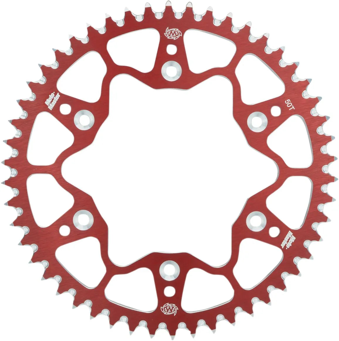 Moto-master 7075 Racing Mx Sprocket - Red, 52t