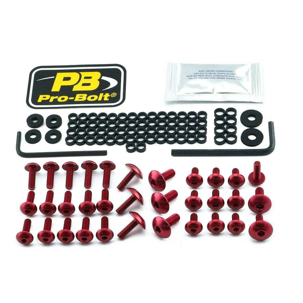 Pro Bolt Aluminium Fairing Bolt Kit For Ducati