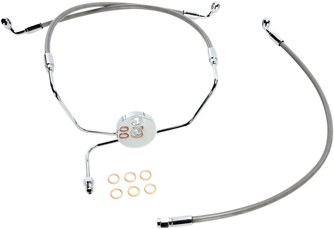 Magnum Shielding Xr Stainless Front Brakeline Kit For Harley
