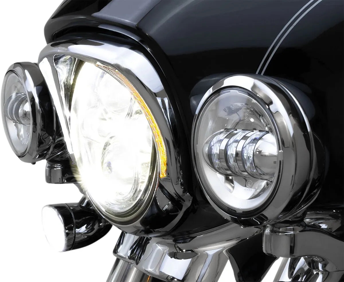 Ciro Fang Headlight Bezel - Chrome