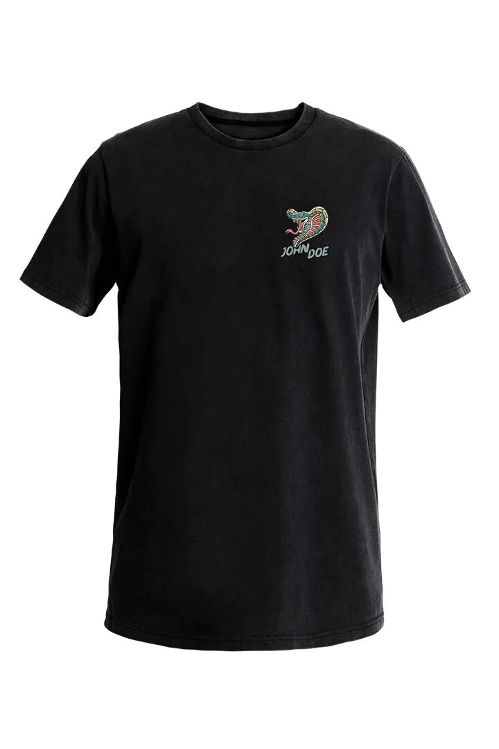 John Doe Snake II T-Shirt Black