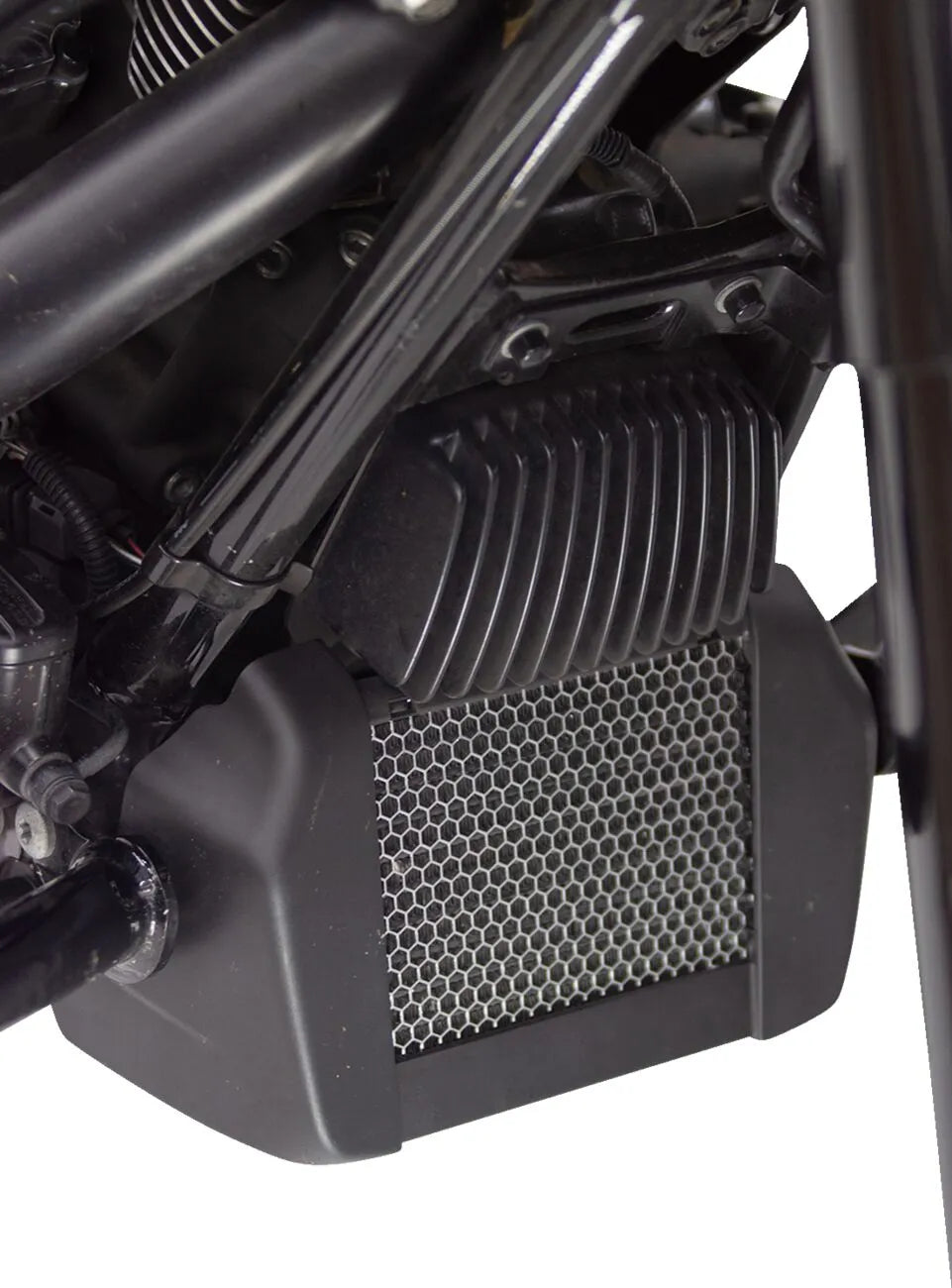 Klock Werks Oil Cooler Guard Chrome