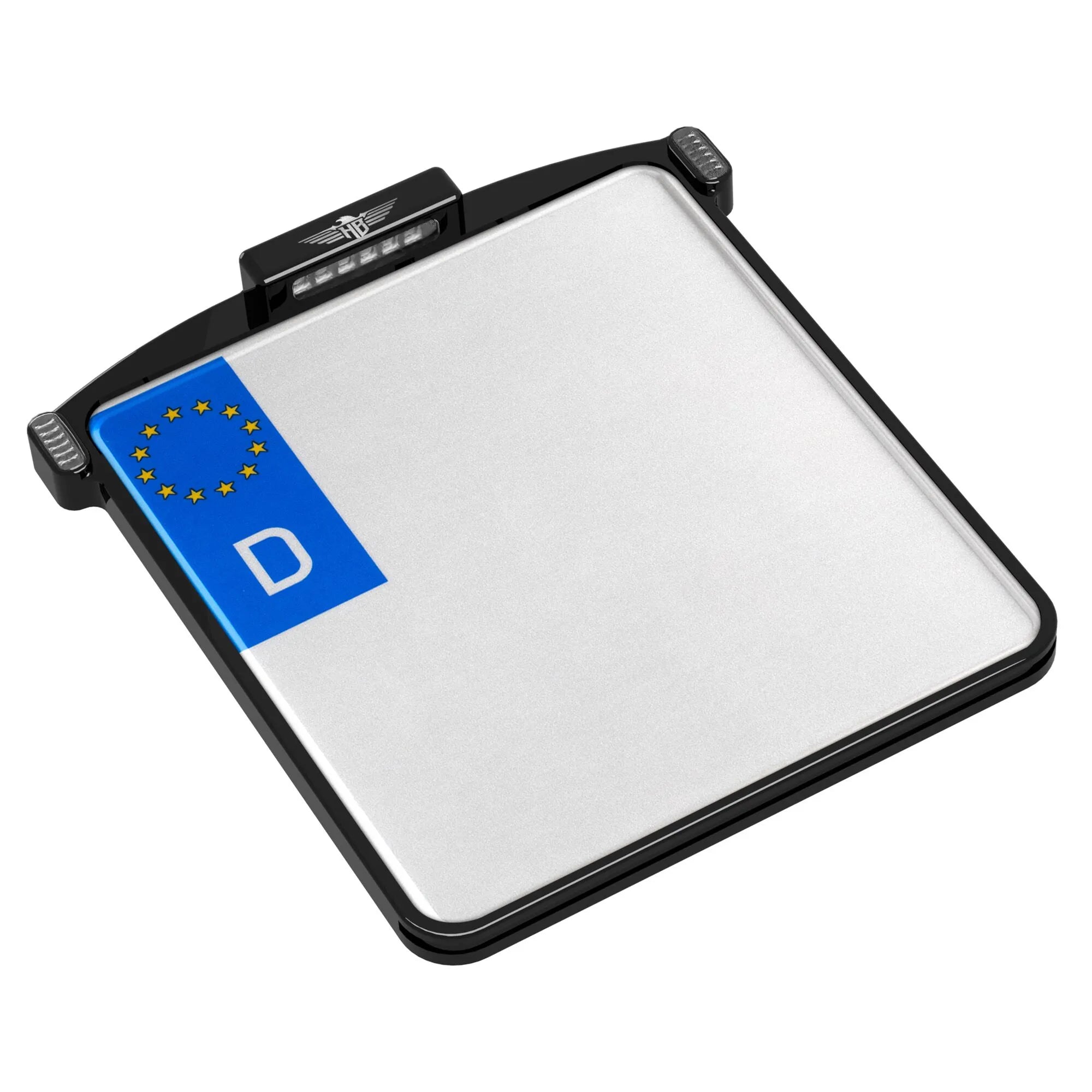 Heinz Bikes Micro License Plate Holder In Black Aluminum