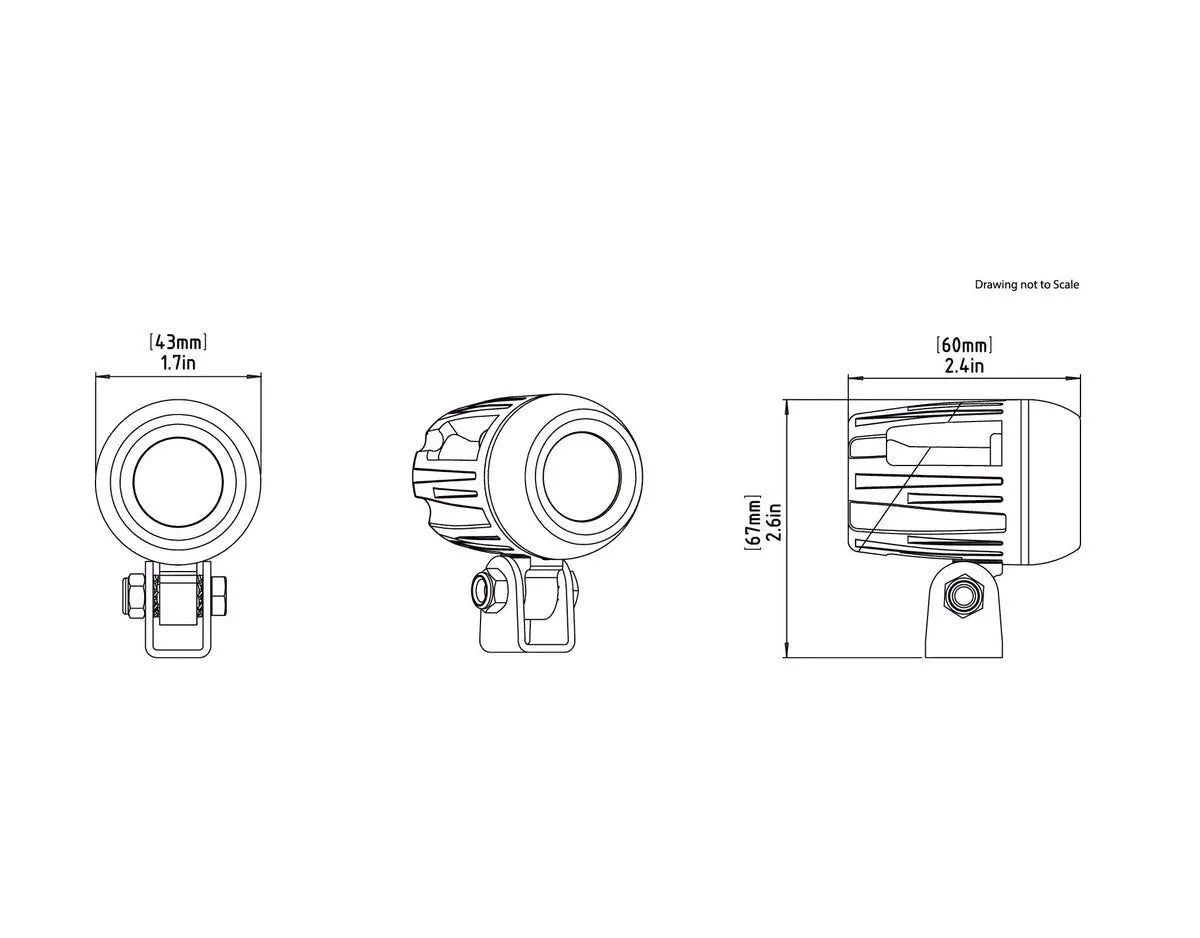 Denali Dm Micro Led Light Pod - High-intensity Illumination