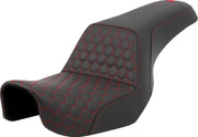 Saddlemen Honeycomb Step-up Seat - For Harley Davidson