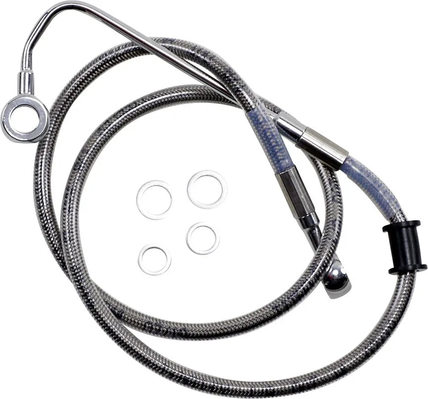 Drag Specialties Extended Brake Line For Abs - 40.75"