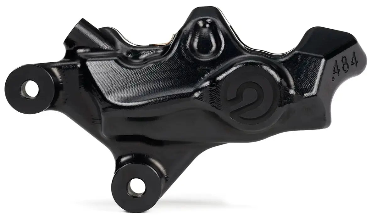 Brembo 484 Logonero Black Front Left Brake Caliper