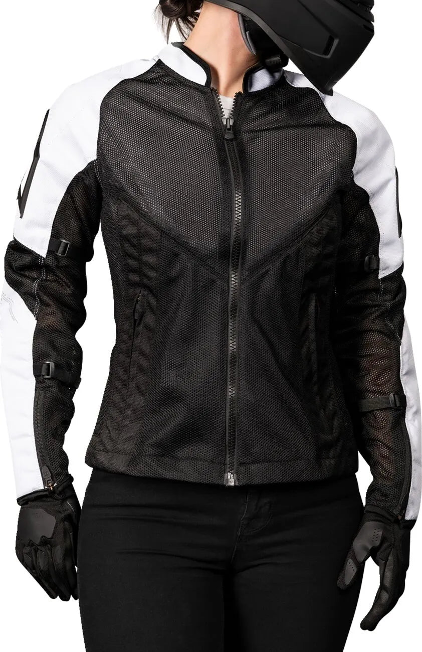 Icon Women's Mesh Af Jacket Foreet Sport - Black/White