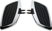 Cobra Swept Floorboard Kit - Chrome & Black