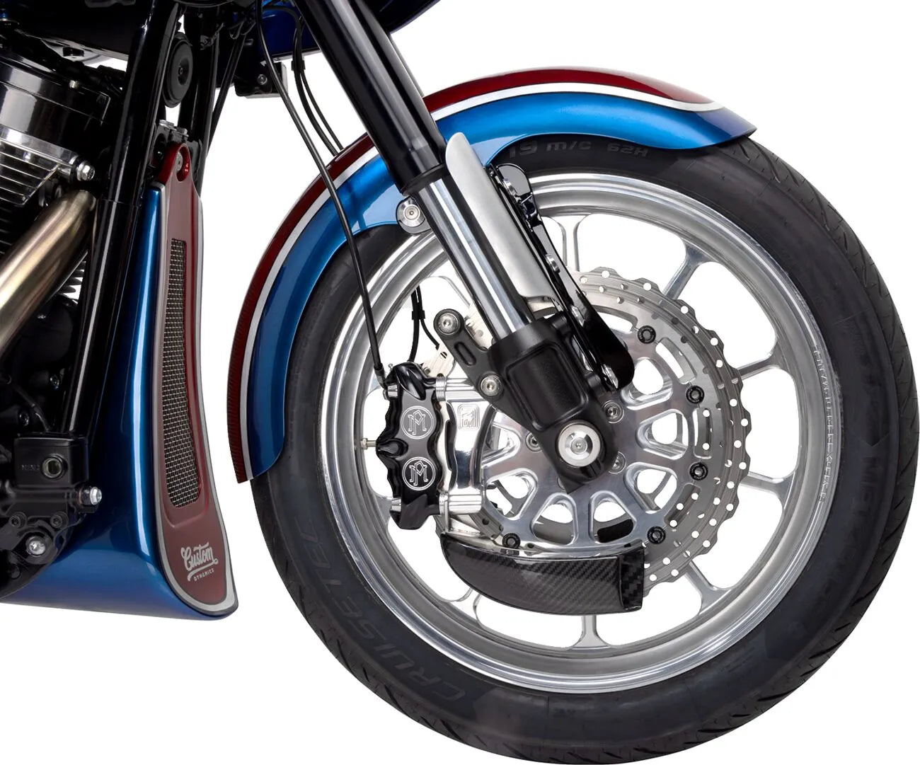 Speed Merchant Radial Front Brake Caliper Mounts For Hd '00-'24