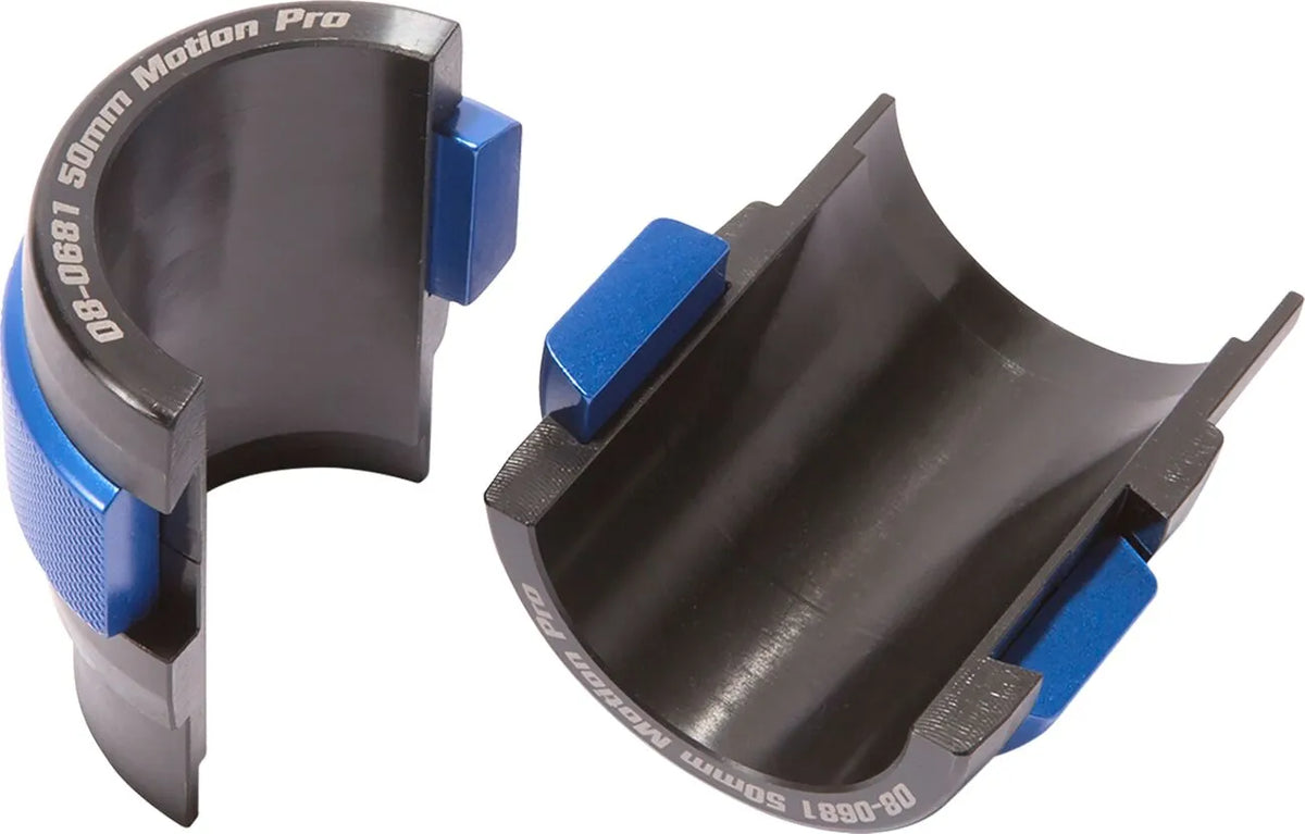 Motion Pro Ringer Fork Seal Driver 50mm Blue Silver Anodized