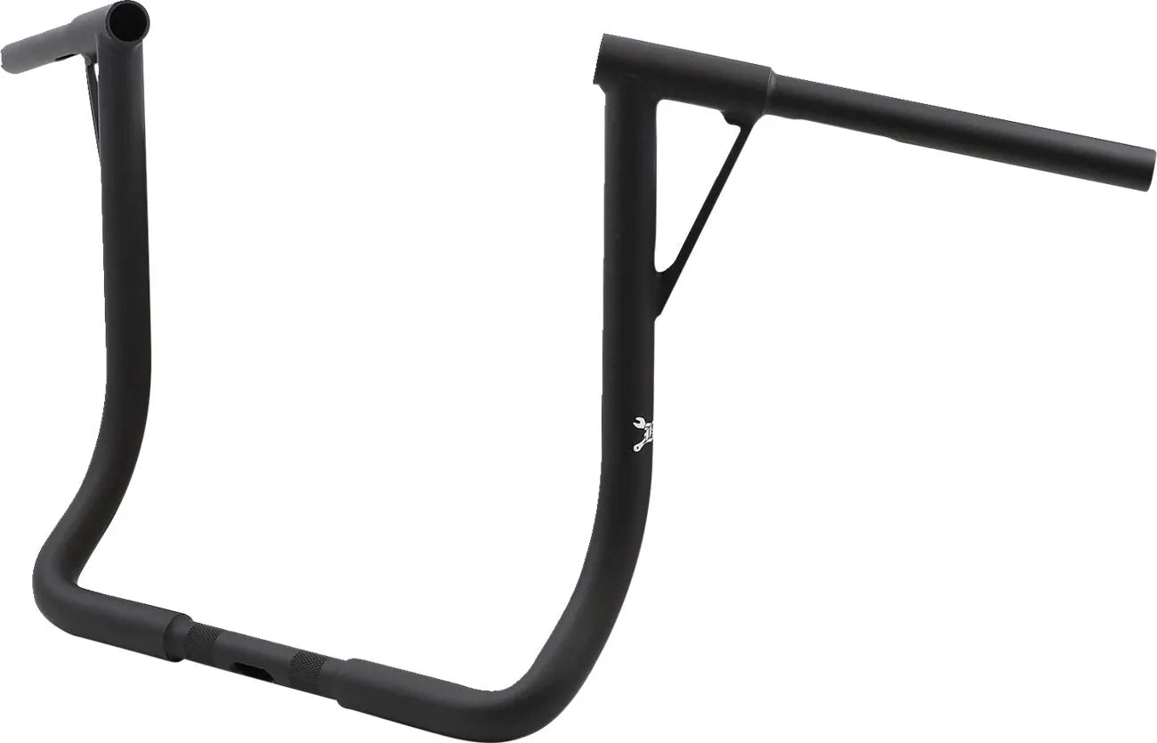 Burly Brand Louie Handlebar - Black, 16" Rise