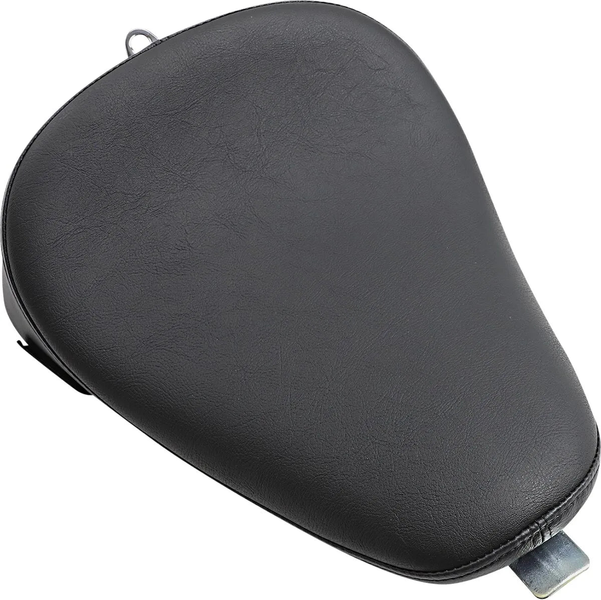 Drag Specialties Bobber Solo Seat - Black Vinyl - For Harley Davidson