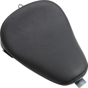 Drag Specialties Bobber Solo Seat - Black Vinyl - For Harley Davidson