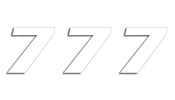 Blackbird Racing One Series Number 7 Plate Graphic 3-pack