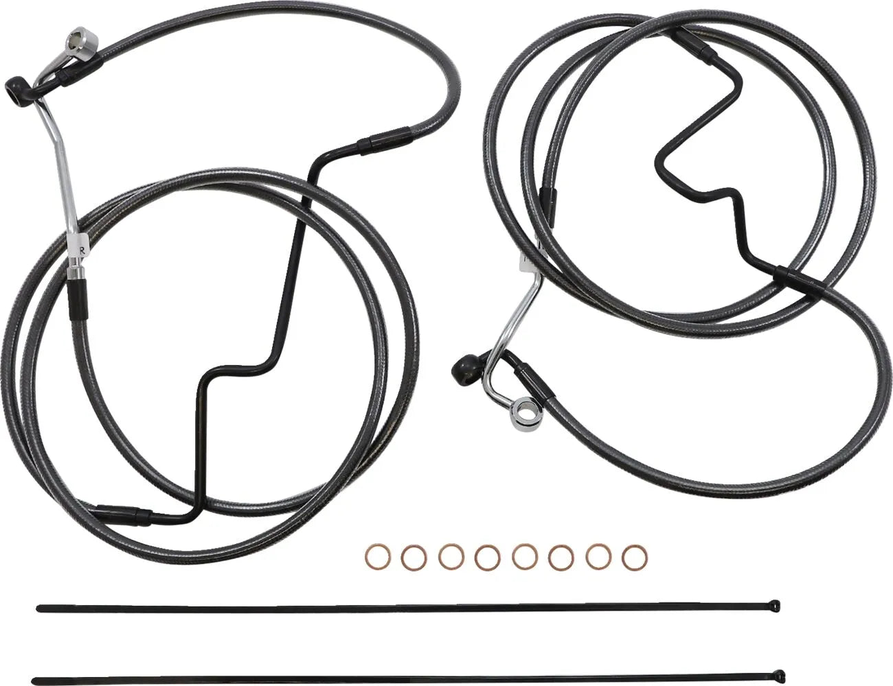 Magnum Shielding Black Pearl Handlebar Installation Kit for Ape