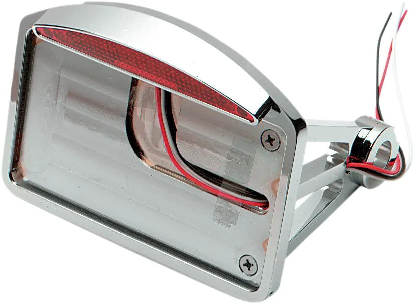 Drag Specialties Half-moon Led Taillight And License Plate Side Mount