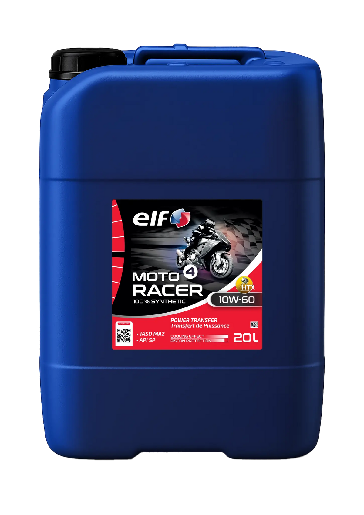 ELF Moto 4 Racer 10W-60 SYN Engine Oil 20L