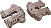 Arlen Ness 10 Gauge Rocker Box Top Covers - Titanium