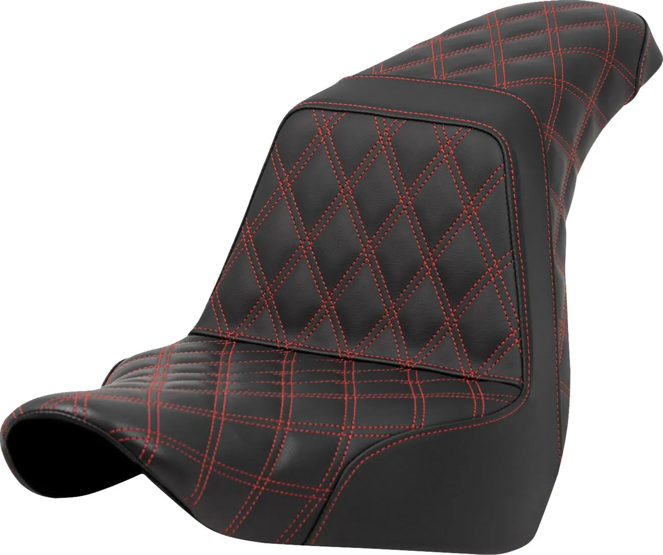 Saddlemen Lattice Stitch Step-up Seat - For Harley Davidson