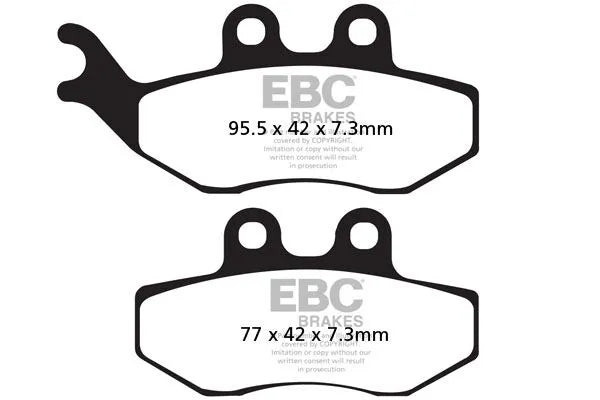 Ebc Sfa-hh Sintered Scooter Brake Pads - Front