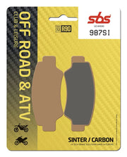 Sbs Si Offroad Sintered Brake Pads Set - Rear