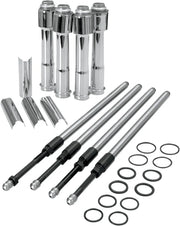 S&s Cycle Quickee Pushrod Kit With Chrome Covers