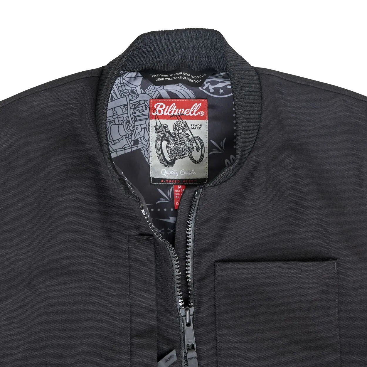 Biltwell 4 Speed Men's Vest - Black