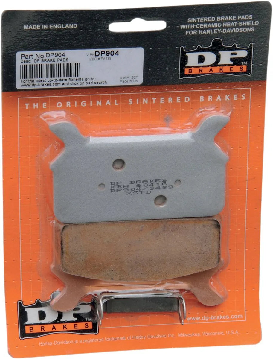 Dp Brakes Dp904 Sintered Metal Brake Pads For Harley/buell - Rear