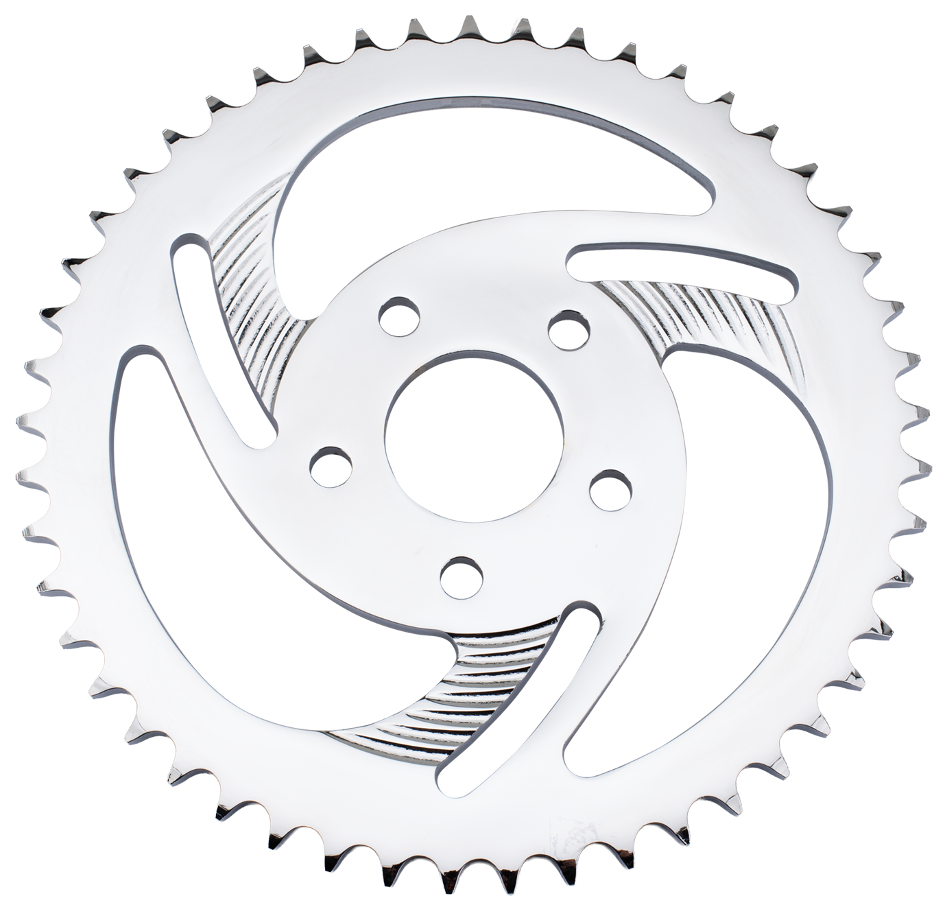 Zodiac "swirled" Rear Sprockets with Chrome Finish – Final Drive