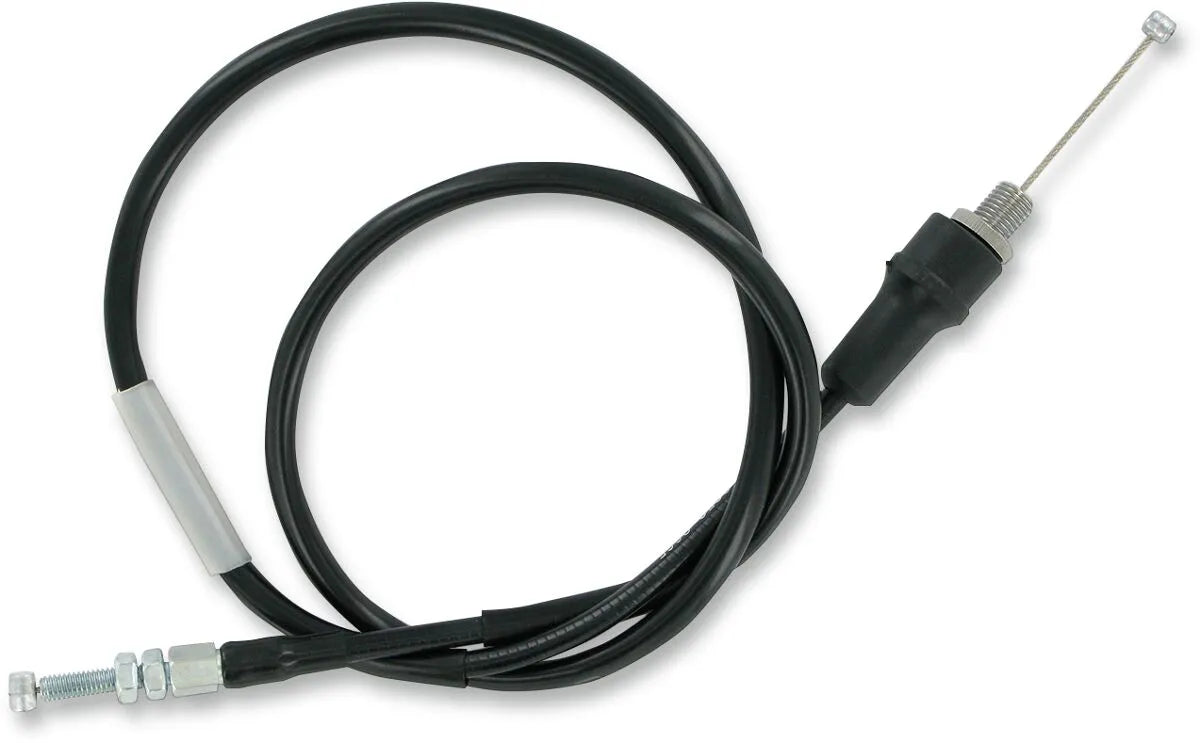 PARTS UNLIMITED Black Vinyl Single Throttle Cable Custom Fit