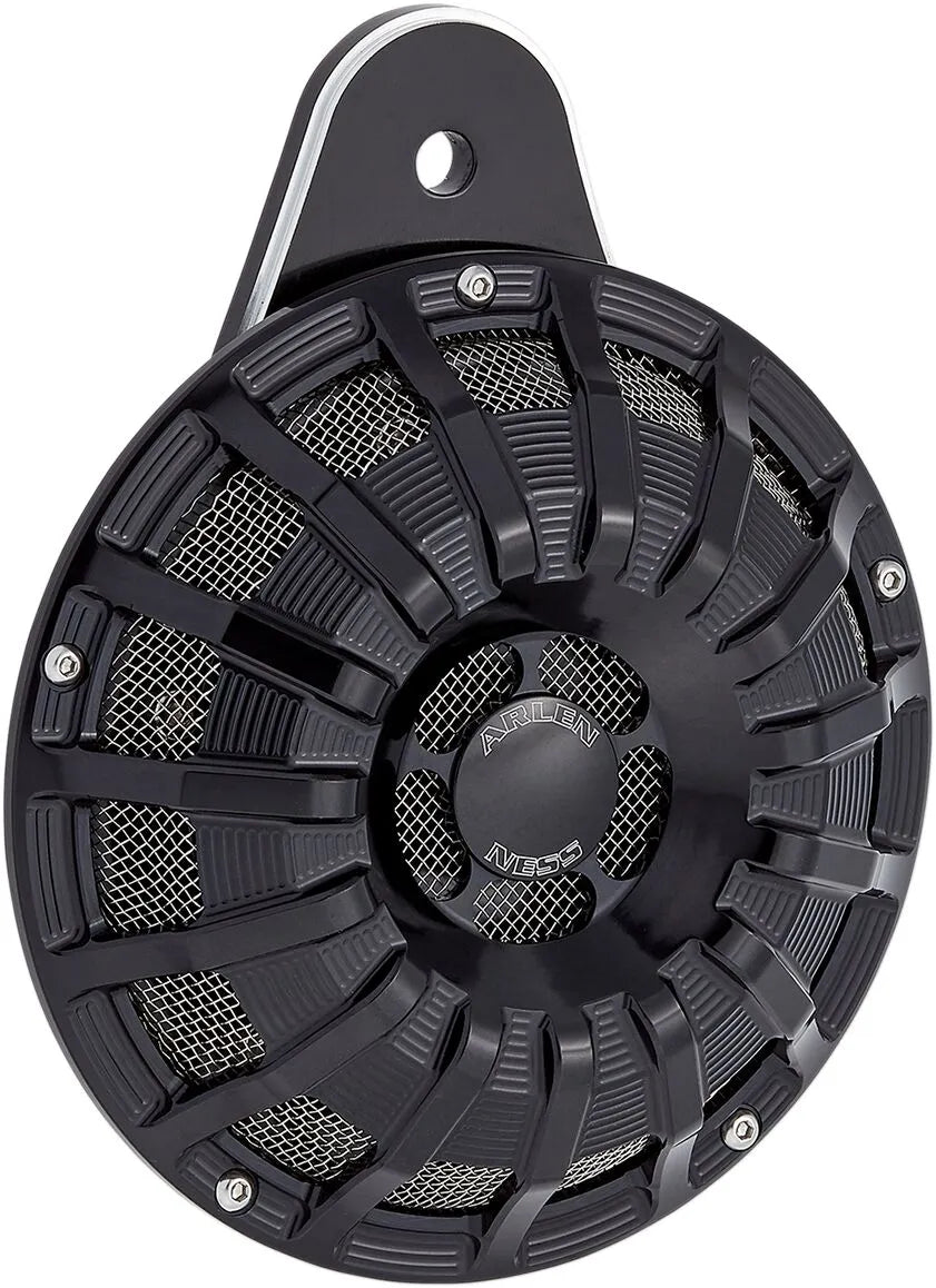 Arlen Ness Billet Horn - 110 Db - Black/chrome