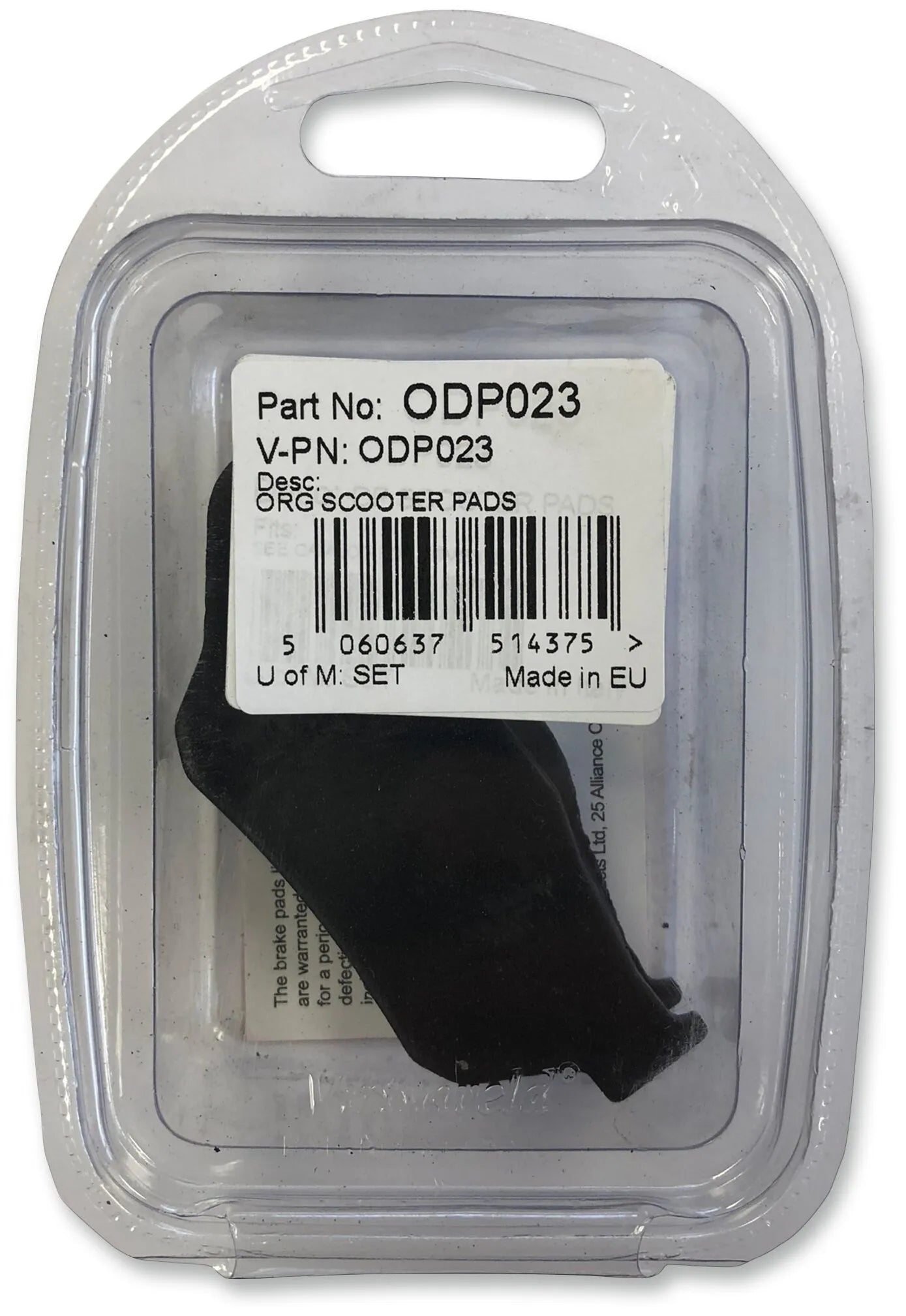 Dp Brakes Odp Organic Brake Pads - All-around Use