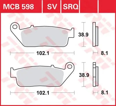 Trw All Round Sintered Metal Brake Pads - Front & Rear